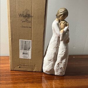Willow Tree Mother & Child Figurine - White & Natural Wood Tones